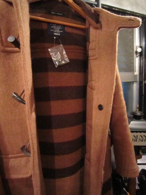 FIDELITY \"LONG DUFFULE COAT\" MADE IN ENGLAND ご紹介_f0191324_22592624.jpg