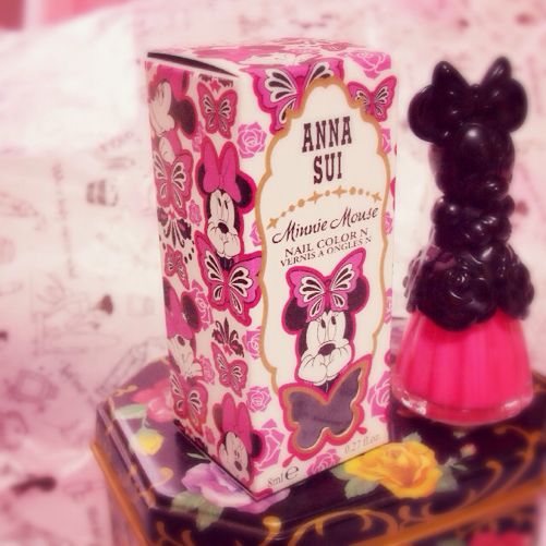 ANNA SUI コフレ  ミニーのネイル_e0256934_1729355.jpg