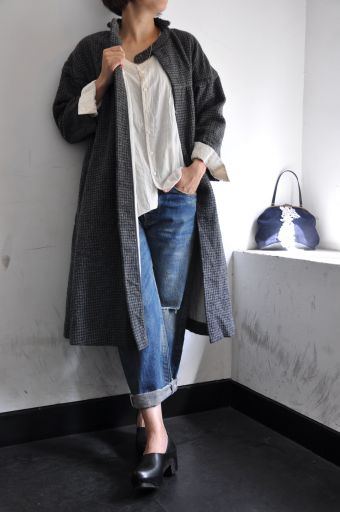 gasa ... スモックコート 。 ~仕立て直し~ 2013AW collection _b0110582_1249625.jpg
