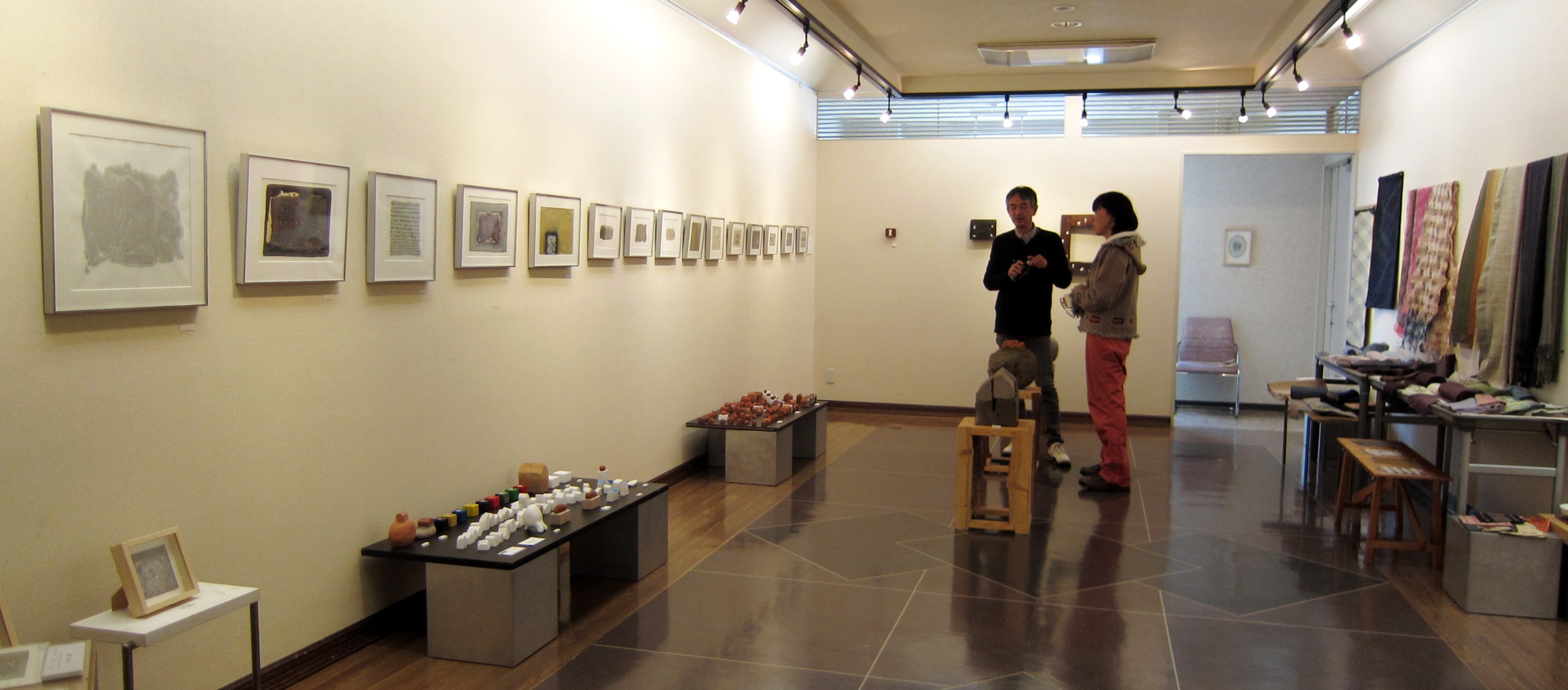 2298)「木陶画石布 脇坂淳 前田育子 別府肇 野村裕之 田村陽子」さいとう 終了/10月29日(火)11月3日(日) 栄通記