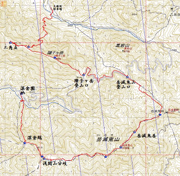 岳減鬼山~障子ヶ岳_e0164643_14514575.jpg
