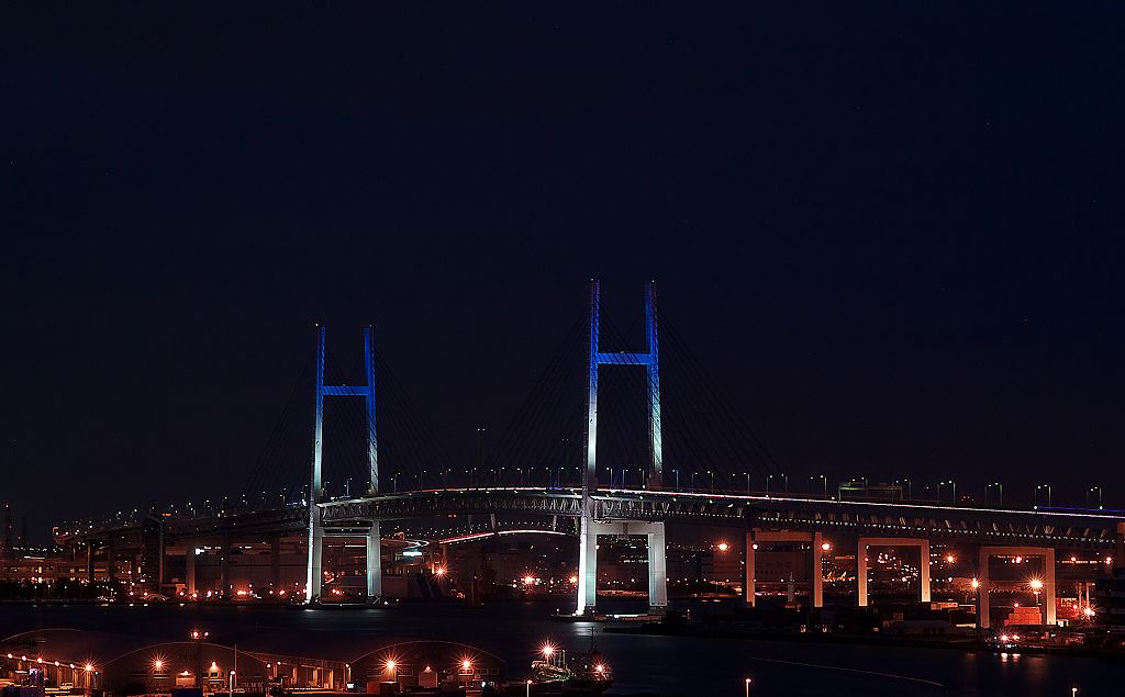 横浜ベイブリッジ夜景 My Photo Room