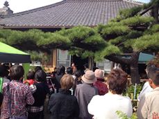 第2回 ねこの額でご縁市 にて演奏♪_f0109257_2232316.jpg