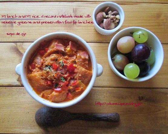 イエシゴトVol.14 ☆部 干しパプリカで貧乏人のスープ「sopa de ajo」と干し野菜基本事項_e0274872_08410021.jpg