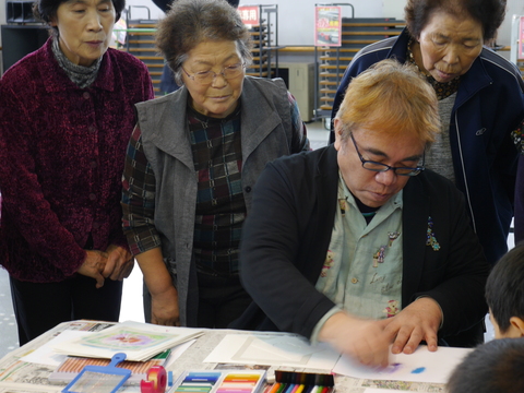 NHK東北キャラバンにパステルシャインアート_f0071893_2236962.jpg