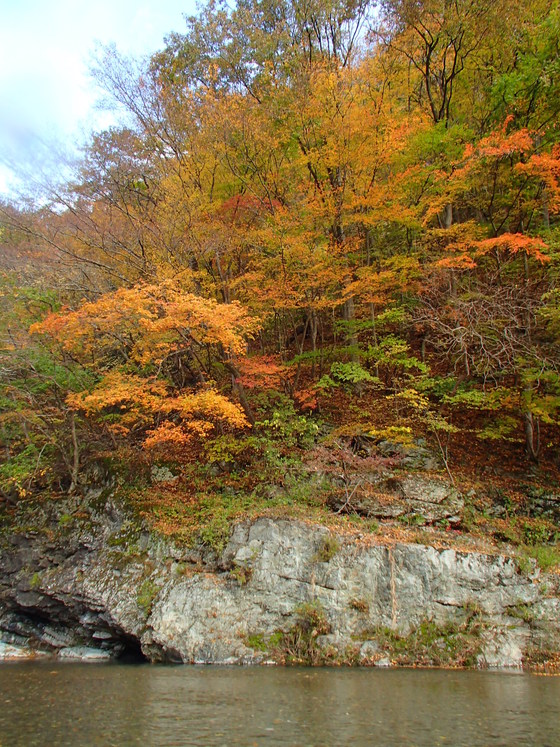 川面から紅葉狩り!神流川渓流ダウンリバー_b0225495_22542238.jpg