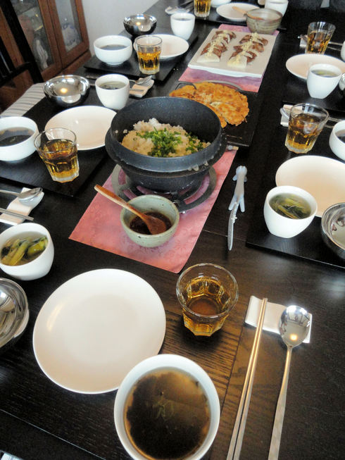 秋の食卓♪　韓国料理の会＆横浜ミンドレで伝統茶_f0054260_17384475.jpg