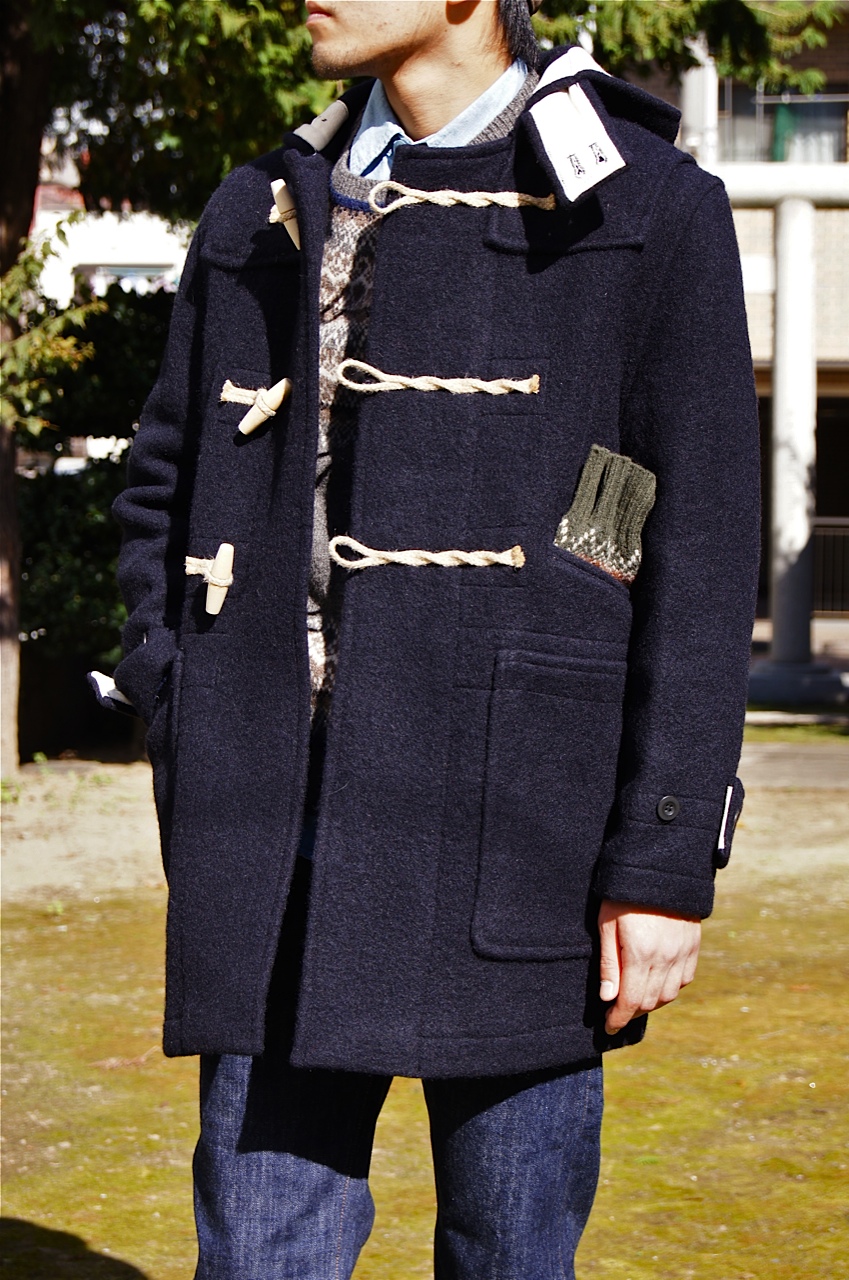 Gloverall✖️スタンダードカリフォルニアダッフルコート ネイビー STANDARD CALIFORNIA - GLOVERALL DUFFLE COAT!! : dogdays☆underpass