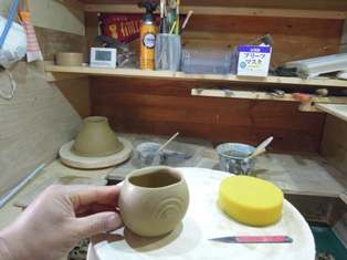 寒く寒くなってきた工房_d0195183_0343159.jpg