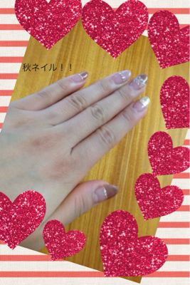 秋ネイル(≧∇≦)_a0258349_11315584.jpg