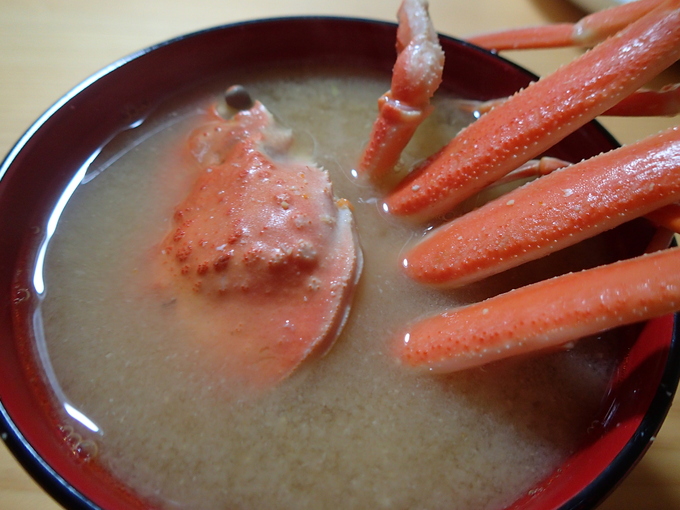 今が旬 セコガニの味噌汁 Marikoの家ごはん