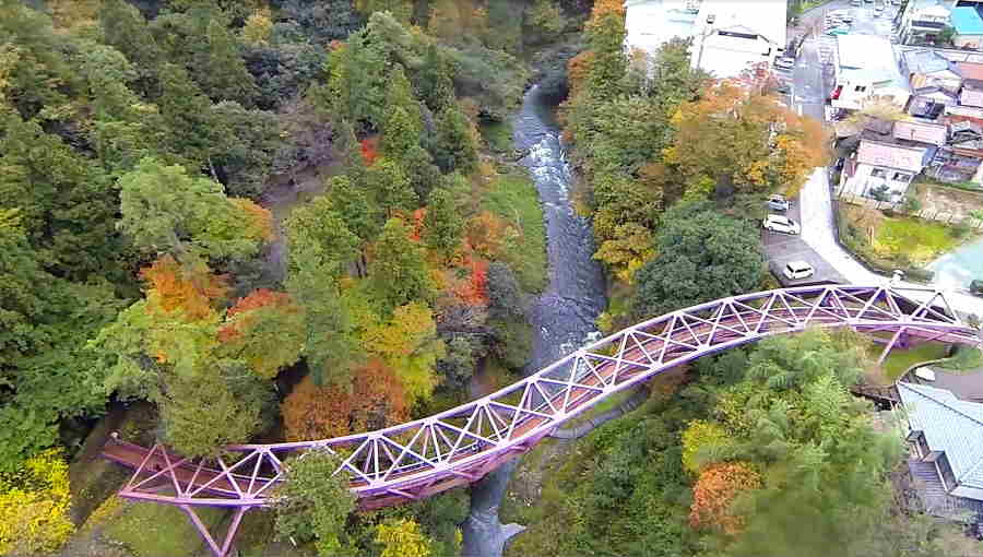 山中温泉鶴仙渓　あやとり橋_b0174626_12522696.jpg