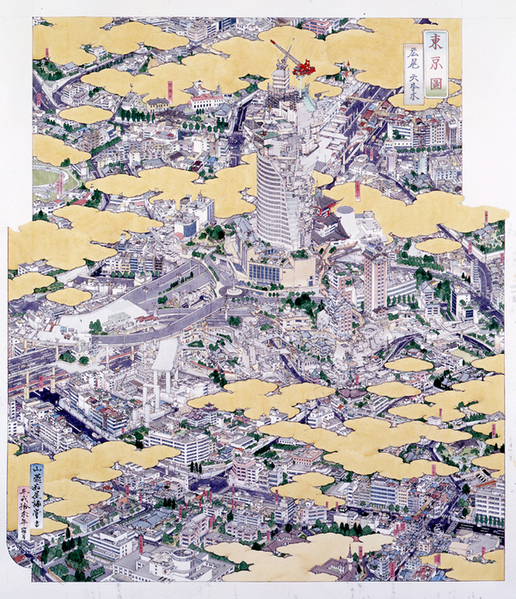YAMAGUCHI Akira participates in “Painted Capitals”, Okura Museum of Art_a0128044_11374533.jpg