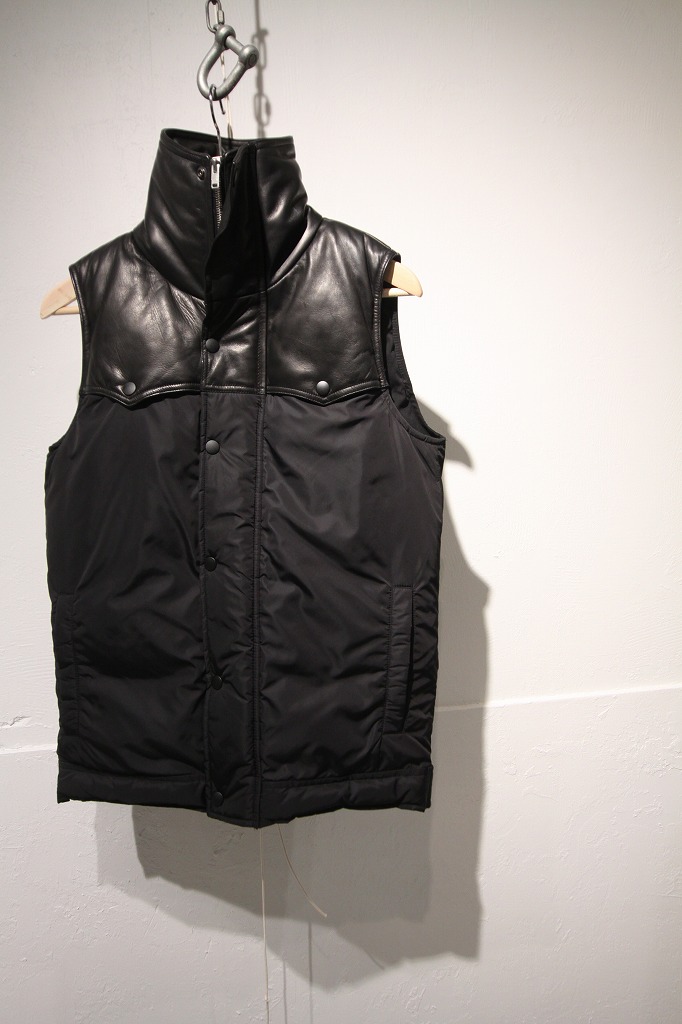 CURATORS LEATHER DOWN VEST_f0212574_1332812.jpg