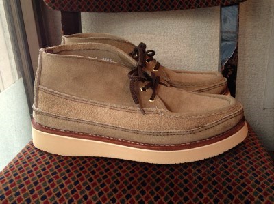 ラッセルモカシン　Vibramソール ベージュ モカシン・デッキシューズ ラッセルモカシン Vibramソール ベージュ モカシン・デッキシューズ