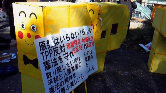 11/16 反TPP・反秘密保護法訴え 渋谷~表参道~原宿でデモ_c0024539_19172035.jpg