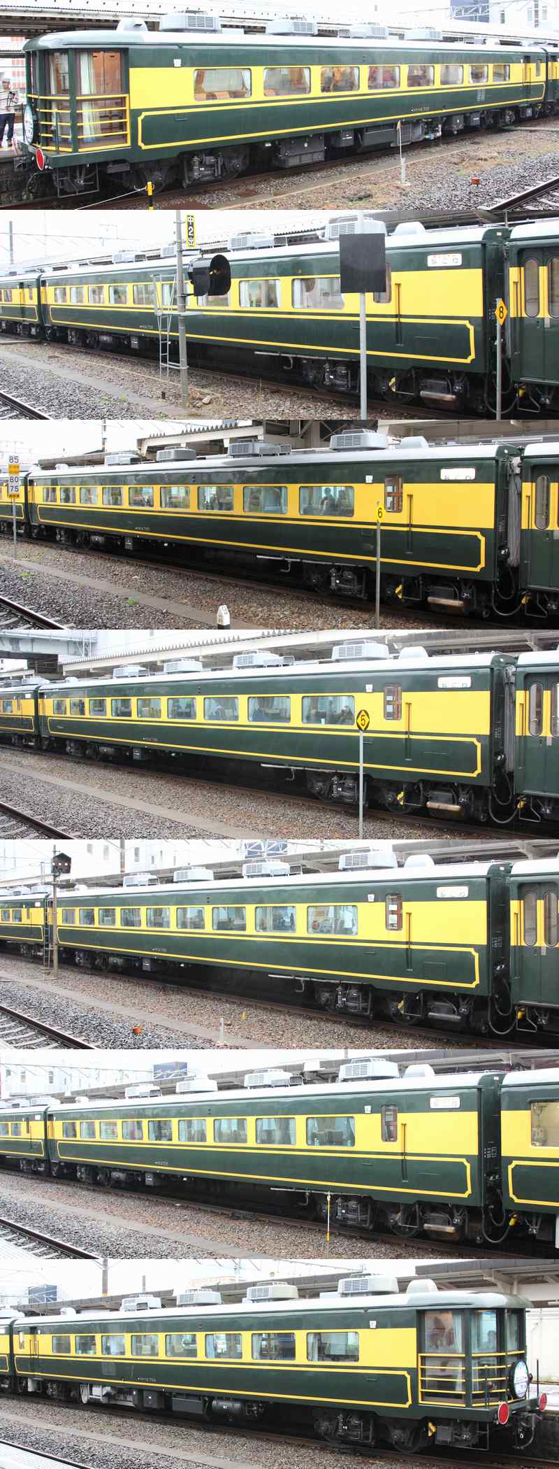 JR西]14系700番台欧風客車「サロンカーなにわ」 : さいどびゅー側線