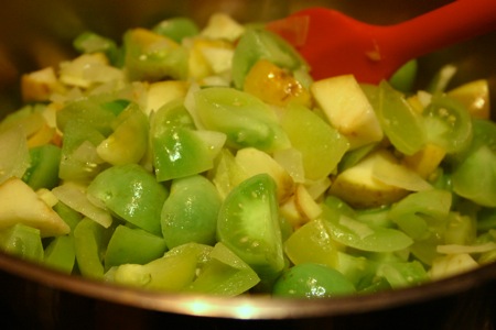 Green Tomato Ketchupと鴨丼_e0149801_944484.jpg