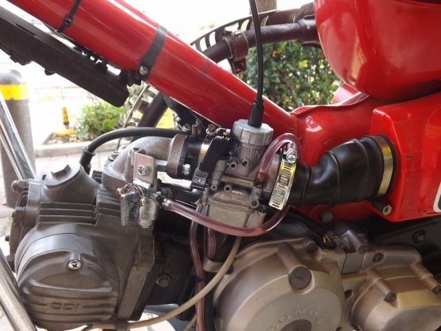 Ct110 Pe22ビックキャブ交換 モーターヘッド サイクルショップ