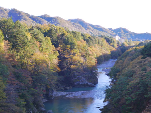 紅葉の鬼怒楯岩大吊橋_b0282061_1226695.jpg