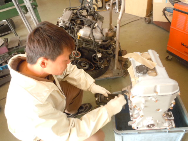 JA22W ジムニー リビルトエンジン載せ替え!(^^)!_c0213517_14473140.jpg