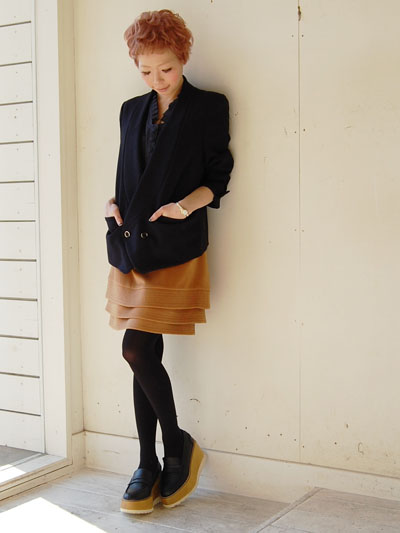 revionnet新作♡ティアードスカート bykayo_f0053343_14175321.jpg