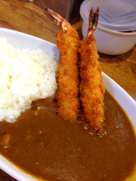 えびフライカレー　【茅ヶ崎　カレーハウス　ブータン】_b0153224_2175747.jpg