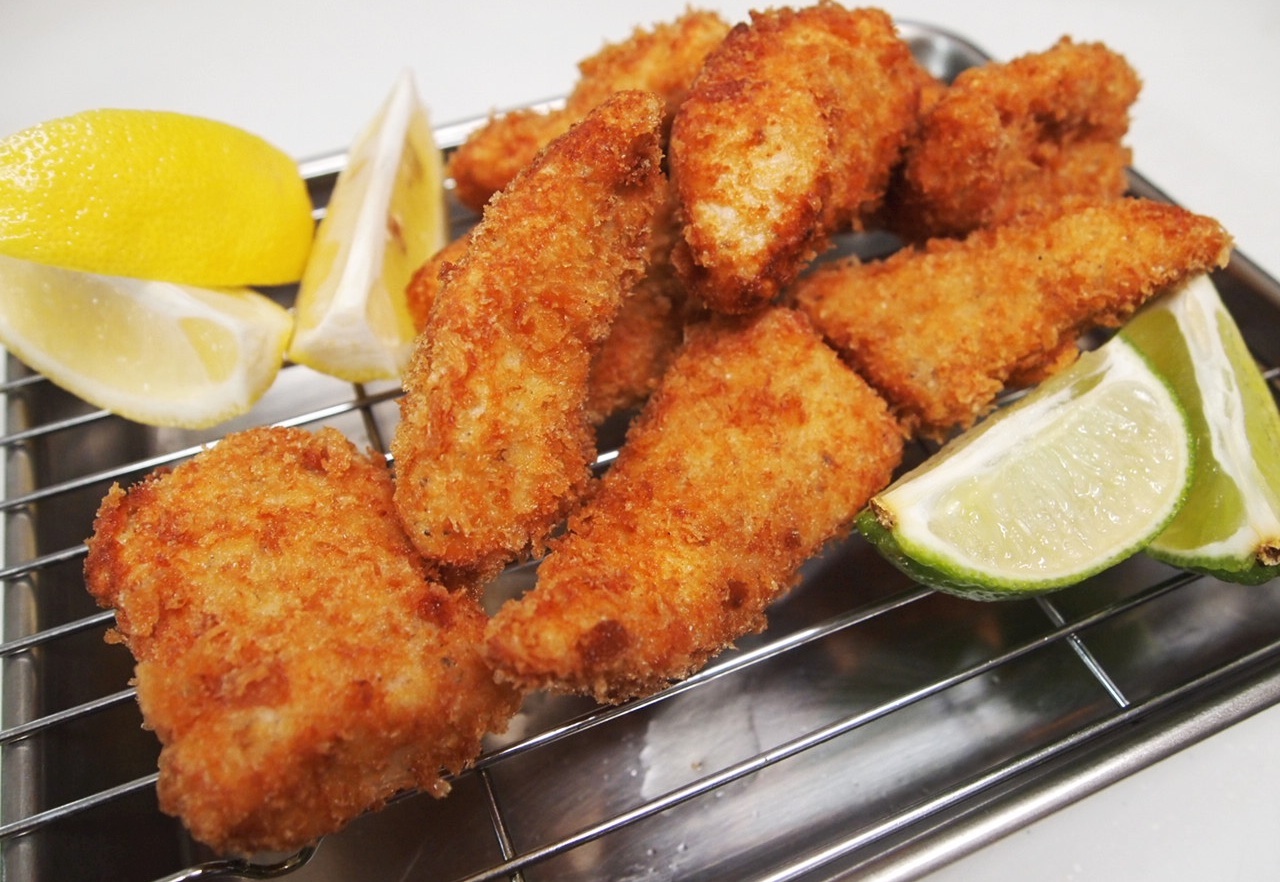 食パンでササミフライ_a0258686_238125.jpg