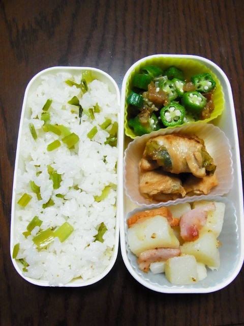 ある日のお弁当（レタス巻き）_b0287241_6393545.jpg