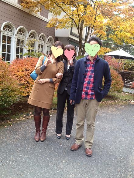 2013年11月　軽井沢　結婚式翌日。_e0167100_13372397.jpg