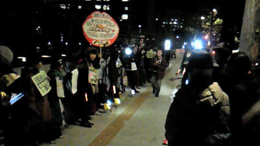 国会議員会館前で秘密保護法反対の抗議 11月22日_c0024539_1195723.jpg