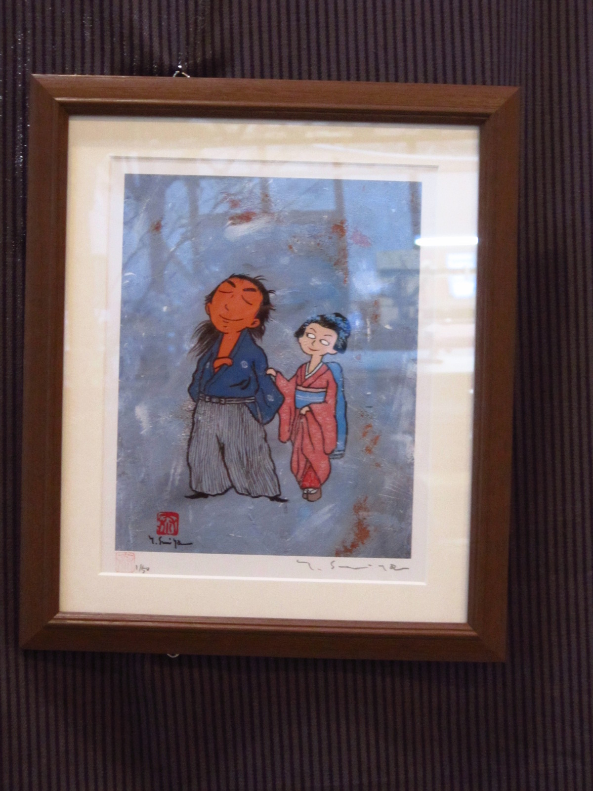 角谷やすひとイラスト展様子_c0214750_15254116.jpg