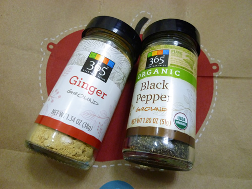 365 ORGANIC Black Pepper Ground & 365 Ginger Ground_c0152767_2111438.jpg