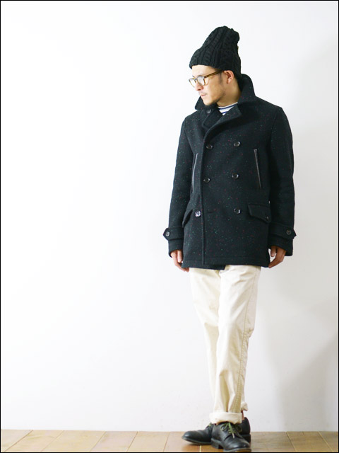 STEVENSON OVERALL CO. [スティーブンソンオーバーオール] Wool-O-West - WM1 [WOOL PEA COAT] _f0051306_16132342.jpg