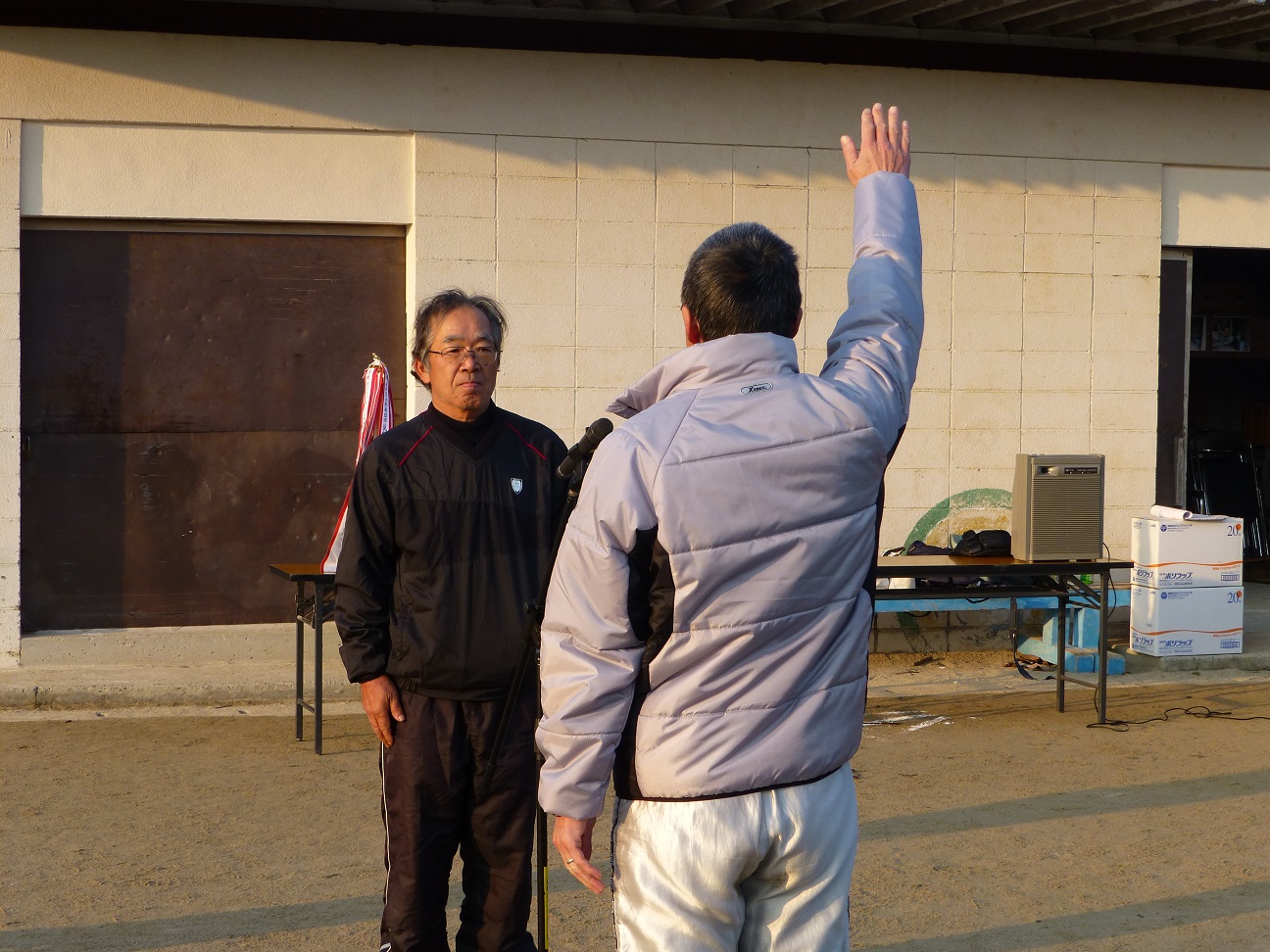 自治公民館対抗ふれあいグランドゴルフ大会でした。_e0142729_1444341.jpg