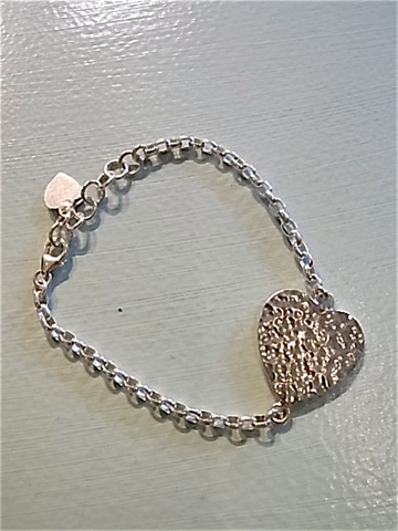 HOMES\' UNDERWEAR / HEART PLATE CHAIN BRACELET _f0139457_16291898.jpg