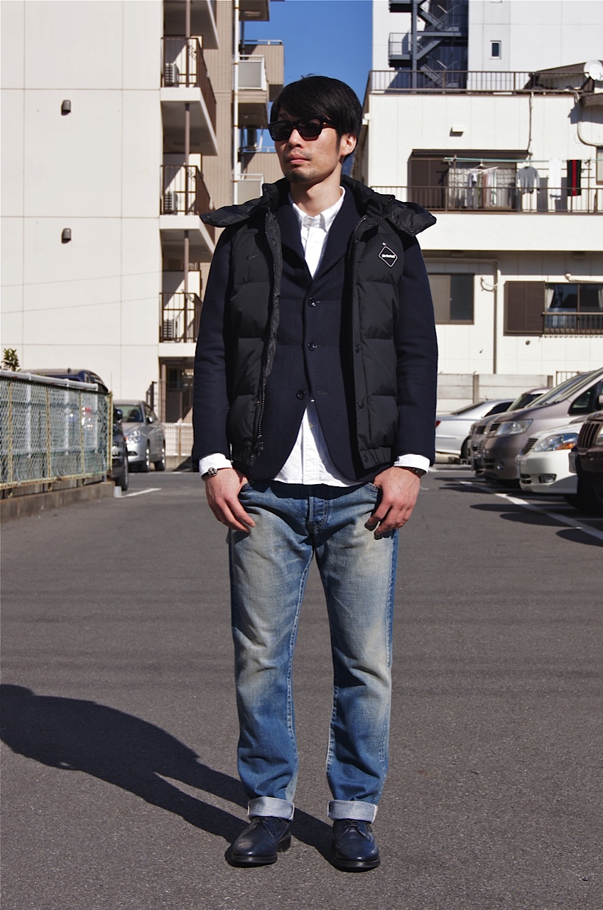 F.C.R.B. × mastermind JAPAN - DOWN VEST Layered!!_c0079892_20475667.jpg