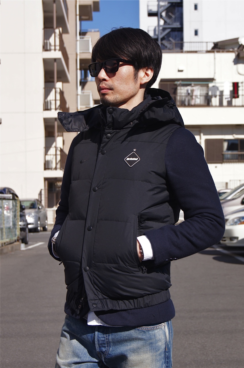 F.C.R.B. × mastermind JAPAN - DOWN VEST Layered!!_c0079892_20544392.jpg