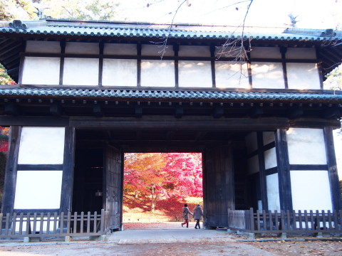 夕暮れ弘前公園散歩(弘前市)*2013.11.24_b0147224_223453.jpg