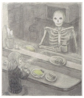 壁の絵と、机の本と_f0222045_11254189.jpg