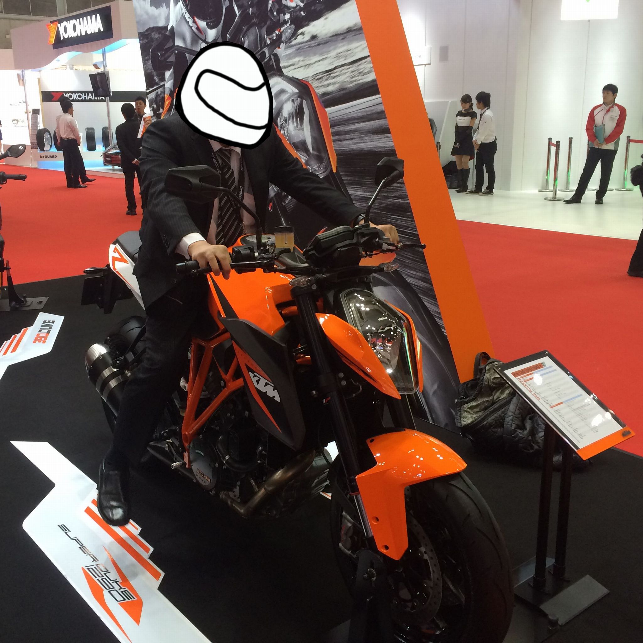 KTM 1290 Superduke R @ 東京ﾓｰﾀｰｼｮｰ_f0004270_19300698.jpg