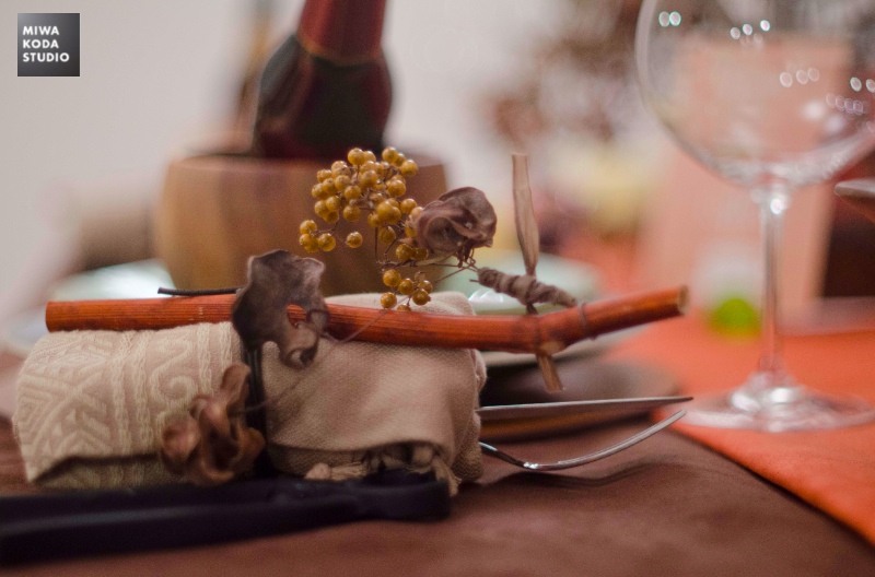 November 29, 2013 Thanksgivingのテーブル『カトラリー飾り』Thanksgiving Dinner ‘Small Charm’_a0307186_624776.jpg