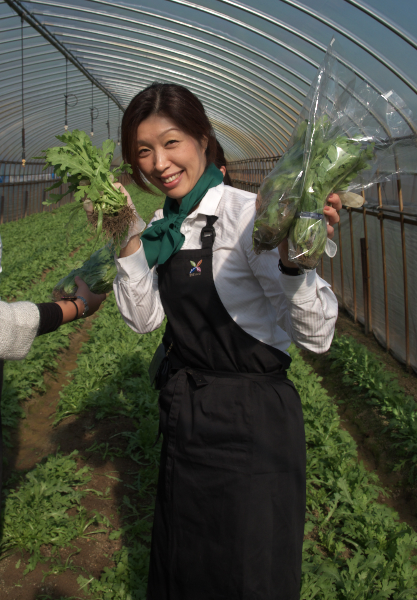 「八尾の菊菜と大阪もん河内鴨を楽しむ会」①_a0303293_1123386.jpg