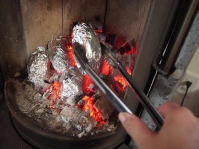 焼き芋作りましたぁ。_e0192217_9181738.jpg