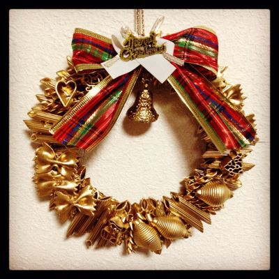 Guirnalda De Macarrones En Navidad マカロニクリスマスリース Un Diario De Arco Guirnalda De Macarrones En Navidad マカロニクリスマスリース Un Diario De Arco