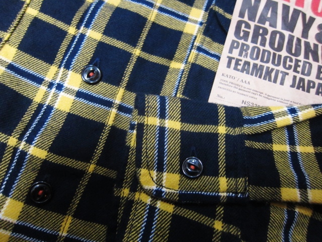 Kato AAA NAVY & GROUND ・・・ 秀逸カラーCHECK SHIRTS!!_d0152280_2305519.jpg