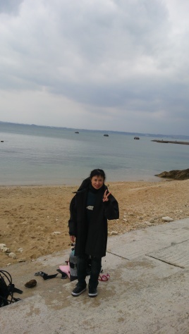 11月28日地鎮祭&北部ダイビング&レッドビーチ_c0070933_21502442.jpg