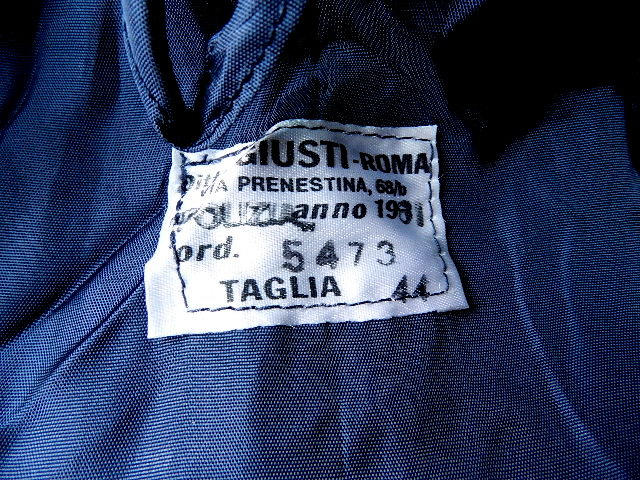 Italian post man jaket dead stock_f0226051_14345670.jpg