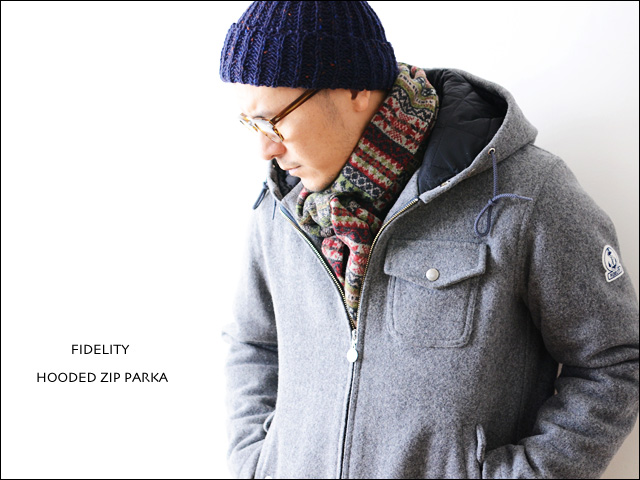 FIDELITY[フィデリティー] 24OZ HOODED ZIP PARKA [F1341M] _f0051306_1762563.jpg