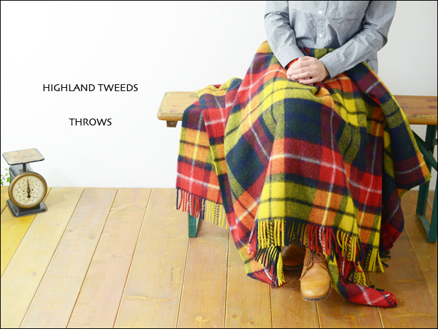 HIGHLAND TWEEDS [ハイランド ツイード] THROWS 大判